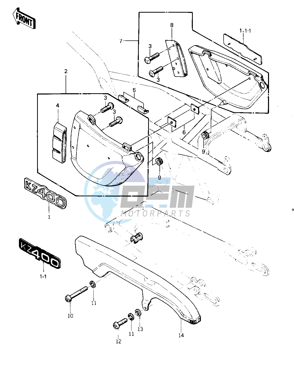 SIDE COVERS_CHAIN COVER -- 76-77 S2_S3- -