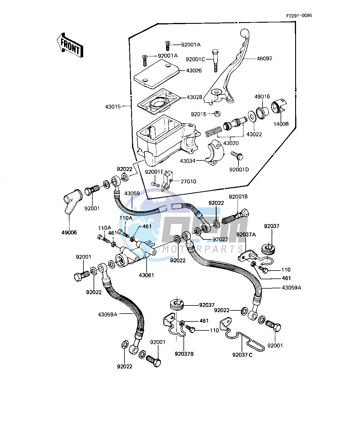 FRONT MASTER CYLINDER