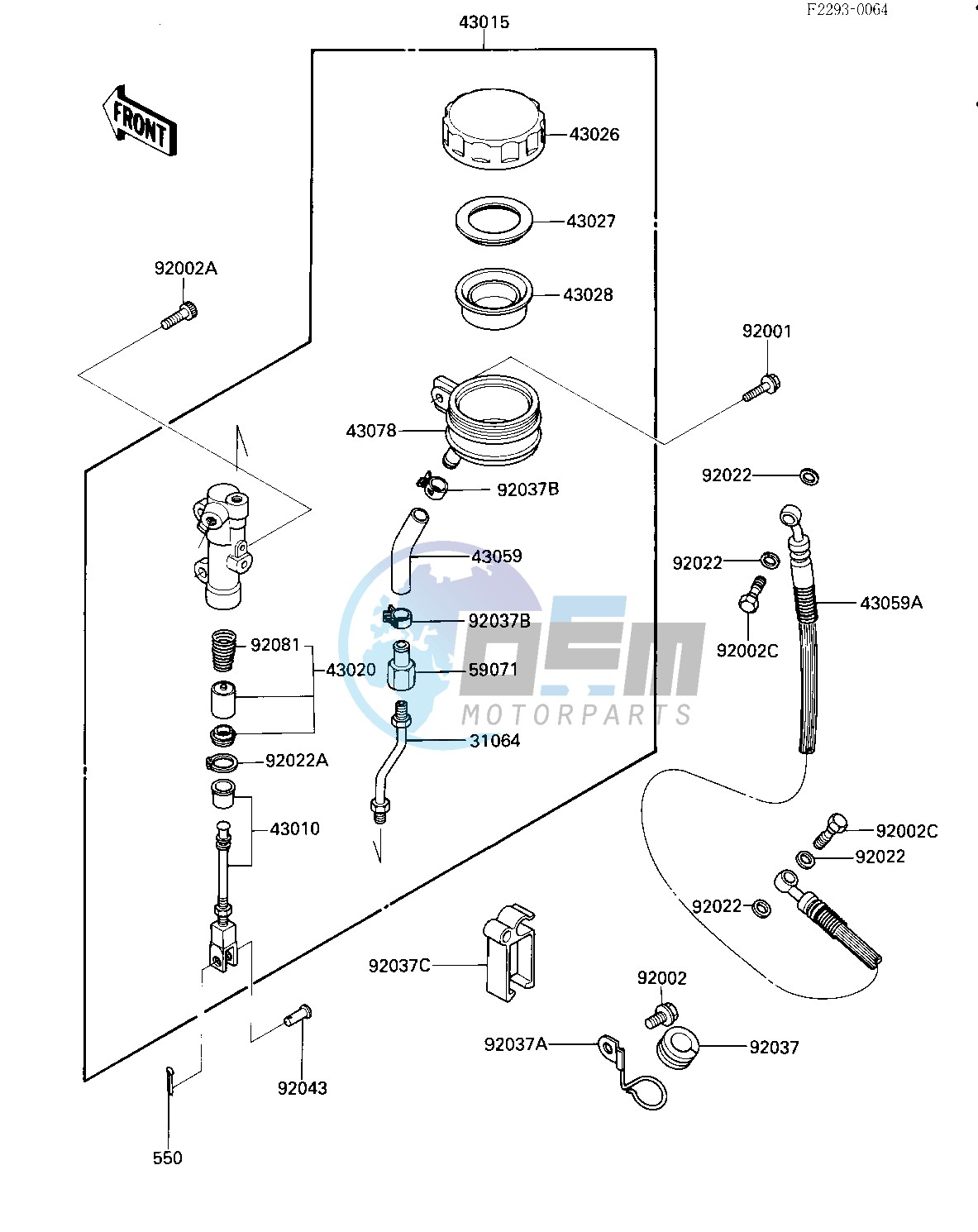 REAR MASTER CYLINDER