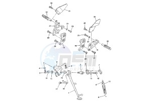 YZF R7 OW02 750 drawing STAND-FOOTREST