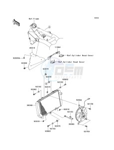 ZR 750 L [Z750 AU] (L7F-L8F) L7F drawing RADIATOR