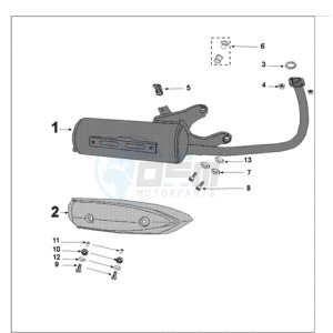 KISBEE MX drawing EXHAUST