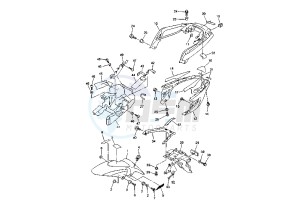 FZ6 FAZER 600 drawing FENDER