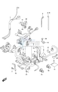 DF 20A drawing Harness Tiller Handle w/Power Tilt