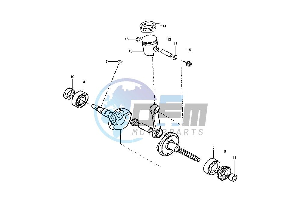 CRANKSHAFT PISTON