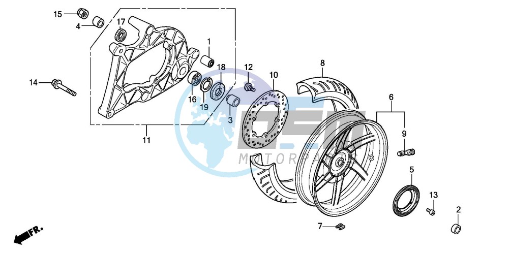 REAR WHEEL/SWINGARM