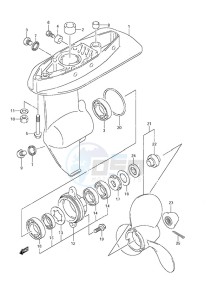 DF 4 drawing Gear Case