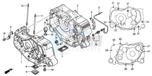 TRX350TM RANCHER drawing CRANKCASE