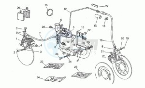 Targa 750 drawing Brake caliper