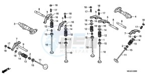 VT750CA9 Europe Direct - (ED / MME) drawing CAMSHAFT