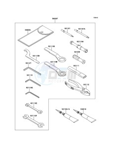 ER-6n ABS ER650DBF XX (EU ME A(FRICA) drawing Owner's Tools