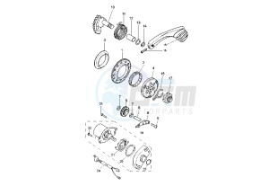 YQ AEROX 50 drawing STARTER