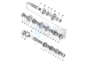 DT RE 125 drawing TRANSMISSION