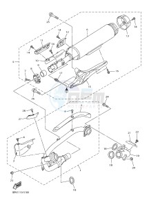 XVS950CUD-A XV950 ABS XV950 R-SPEC (BS58) drawing EXHAUST