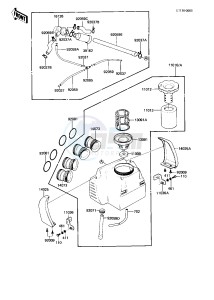 KZ 750 N [SPECTRE] (N1-N2) [SPECTRE] drawing AIR CLEANER