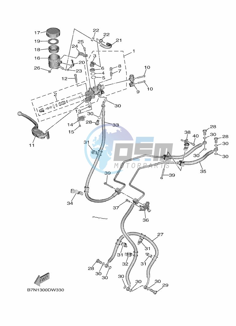 FRONT MASTER CYLINDER