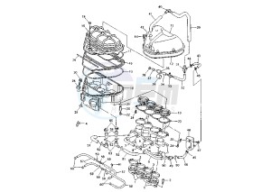 YZF R6 600 drawing INTAKE