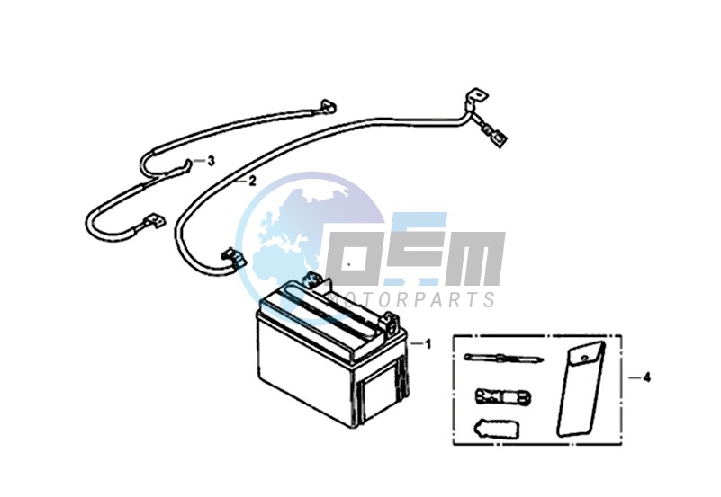 BATTERY / TOOLKIT