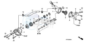 SH1259 France - (F / CMF 2F) drawing WATER PUMP