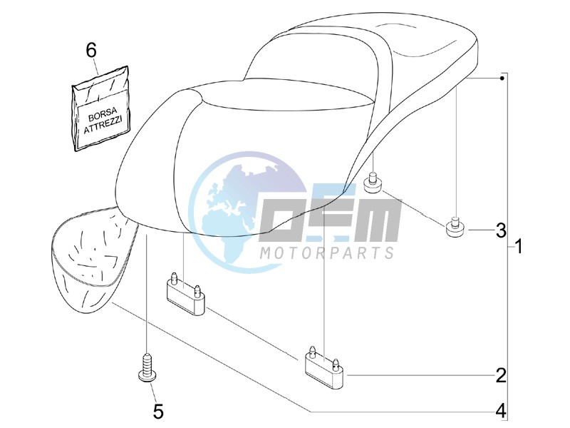 Saddle seats - Tool roll