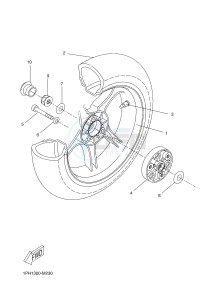 NS50N NITRO NAKED (1PL2 1PL2) drawing REAR WHEEL