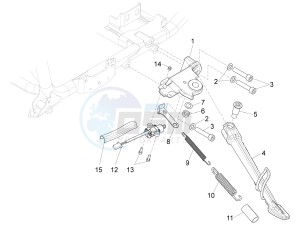 Audace 1400 Carbon 1380 (EMEA) drawing Central stand