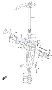 DF 250AP drawing Swivel Bracket