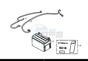 JET 14 (45 KM/H) (XC05W1-EU) (E4) (L8-M0) drawing BATTERY TOOL BOX