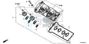 CBR650FAE CBR650FAE 2ED - (2ED) drawing CYLINDER HEAD COVER