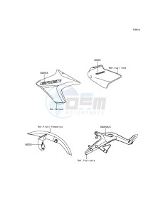 ER-6N_ABS ER650FCF XX (EU ME A(FRICA) drawing Decals(Yellow)(White)