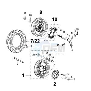 LUDIX 10 OR SNAKE drawing WHEELS