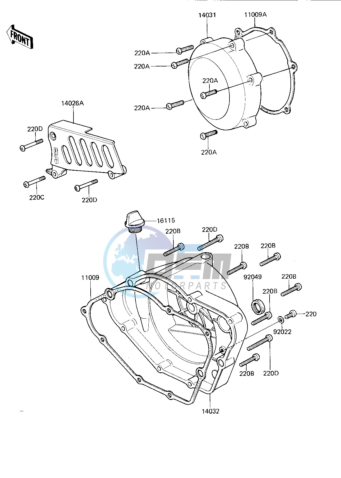 ENGINE COVERS -- 81-82 A2_A3- -