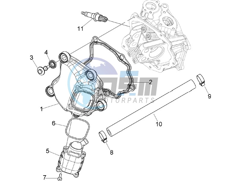 Cylinder head cover