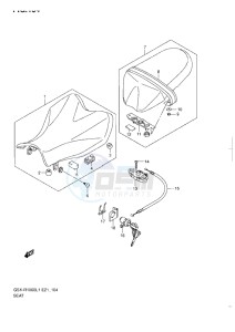 GSX-R1000 drawing SEAT