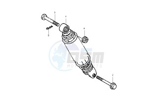 BW'S 100 drawing REAR SUSPENSION