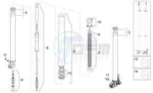 RXV-SXV 450-550 Enduro-Supermotard drawing Front fork II