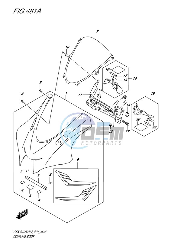 COWLING BODY (YSF)