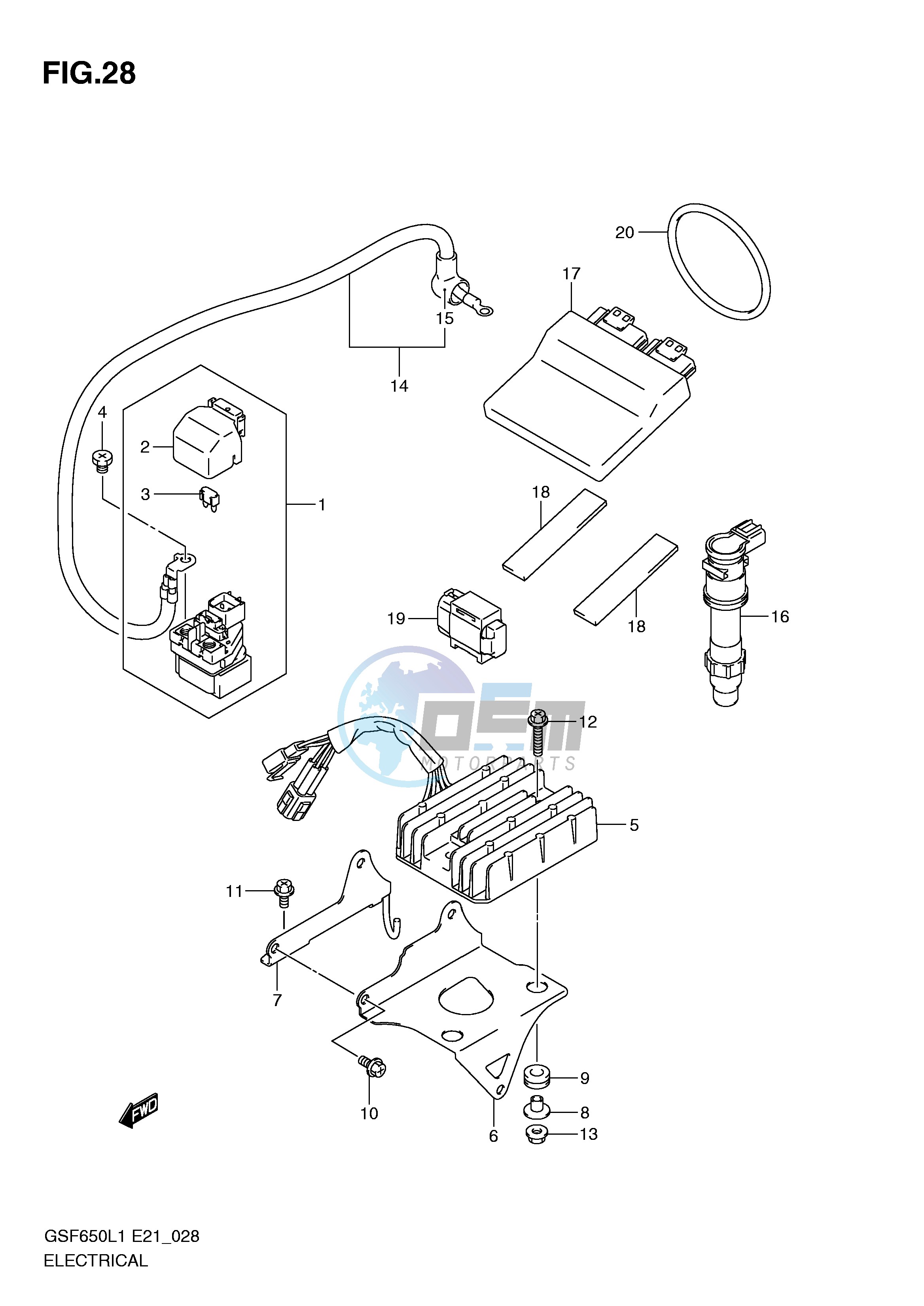 ELECTRICAL (GSF650AL1 E21)