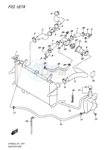 SFV 650 GLADIUS EU drawing RADIATOR HOSE