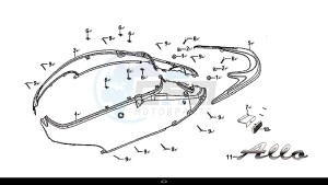 ALLO 50 (25 KM/H) (AJ05WA-NL) (L8-M0) drawing BODY COVER