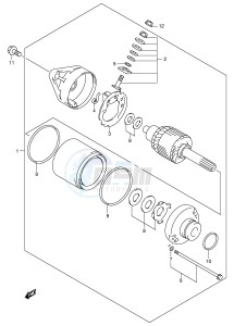 LT-F300 (E24) drawing STARTING MOTOR (MODEL Y)