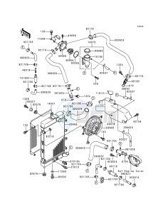 VN 1500 E [VULCAN 1500 CLASSIC] (E1) [VULCAN 1500 CLASSIC] drawing RADIATOR