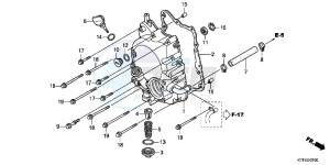 SH125RC drawing RIGHT CRANKCASE COVER