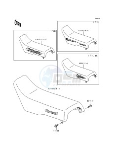 KX 500 E [KX500] (E4-E8) [KX500] drawing SEAT