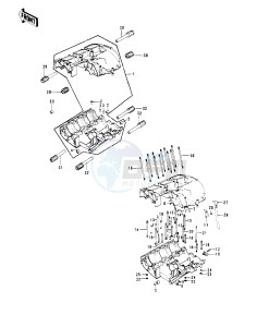 S3 A [MACH II] (A) 400 [MACH II] drawing CRANKCASE -- 74-75 S3_S3-A- -