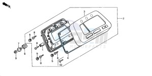 TRX350TM RANCHER drawing METER