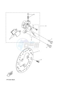 NS50 NITRO (1PH2 1PH2) drawing FRONT BRAKE CALIPER