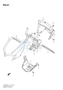 LT-A750X (P17) drawing HANDLE COVER (LT-A750XL1 P17)