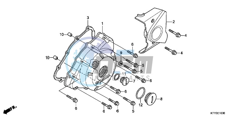 LEFT CRANKCASE COVER