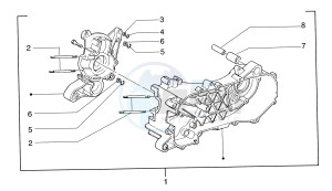 Skipper 125-150cc drawing Crankcase